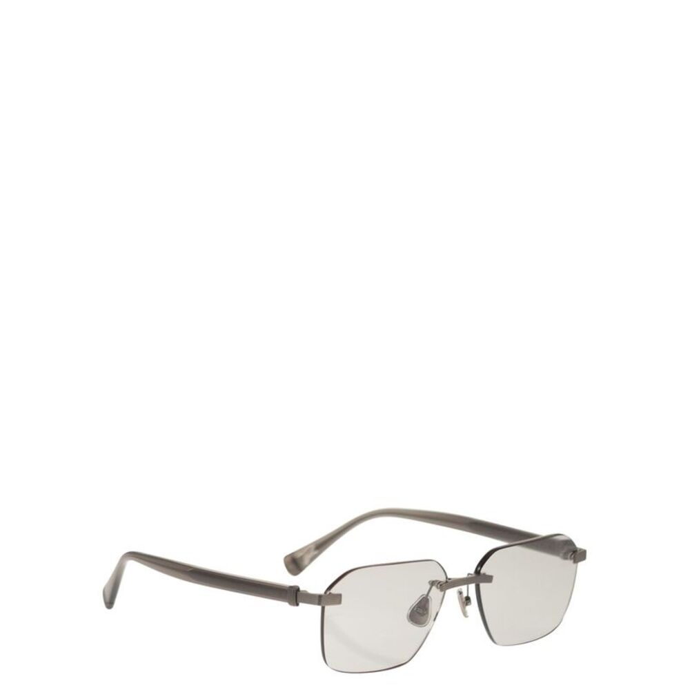 Brunello Cucinelli Men Rectangular Titanium Sungl… - image 2